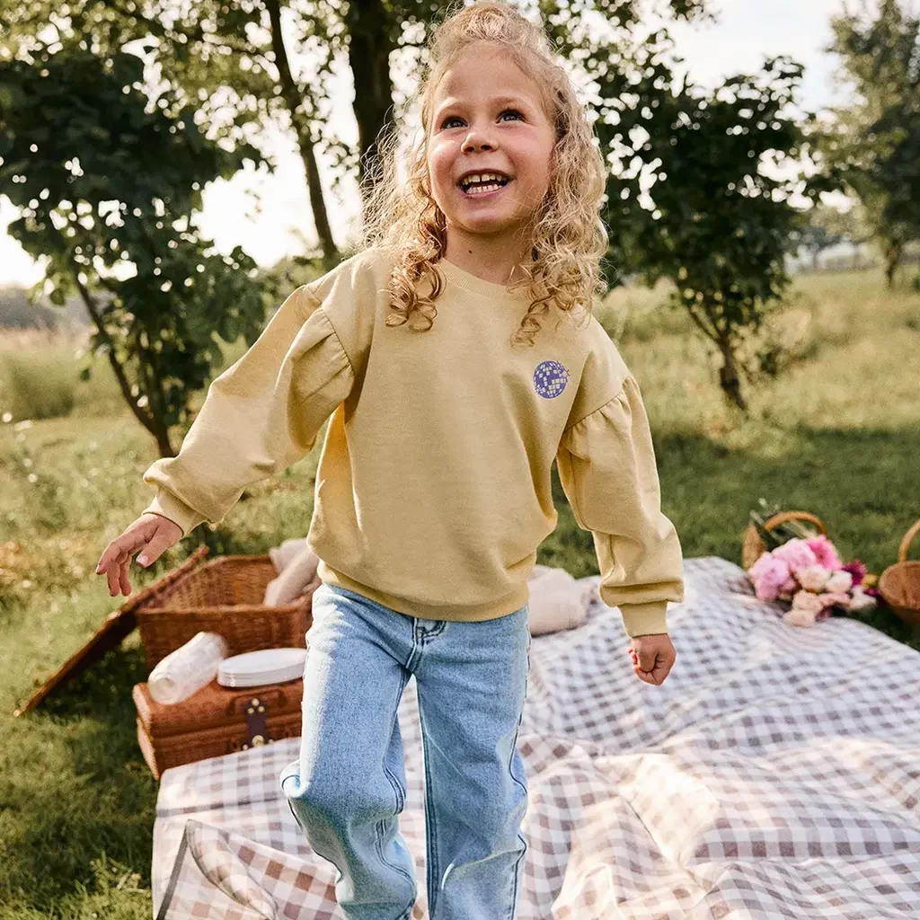 Trui backprint (reed yellow)