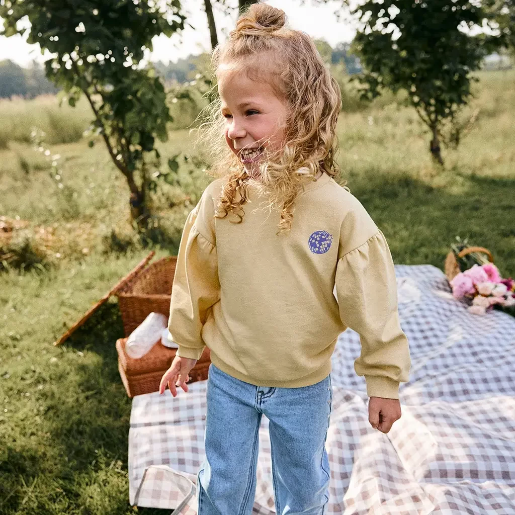 Trui backprint (reed yellow)