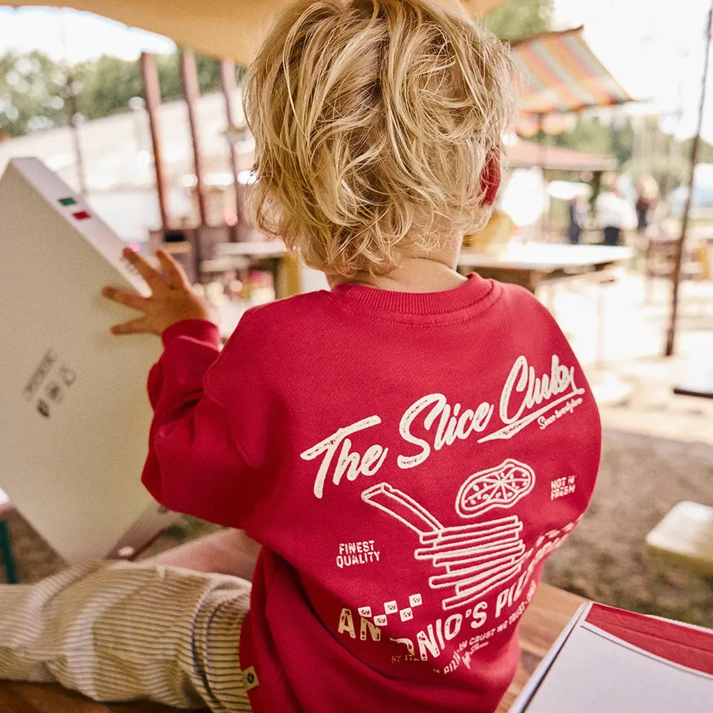 Trui oversized Backprint (chrysanthemum)