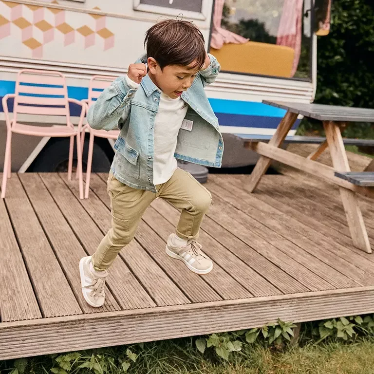 Spijkerjas Backprint (medium blue denim)