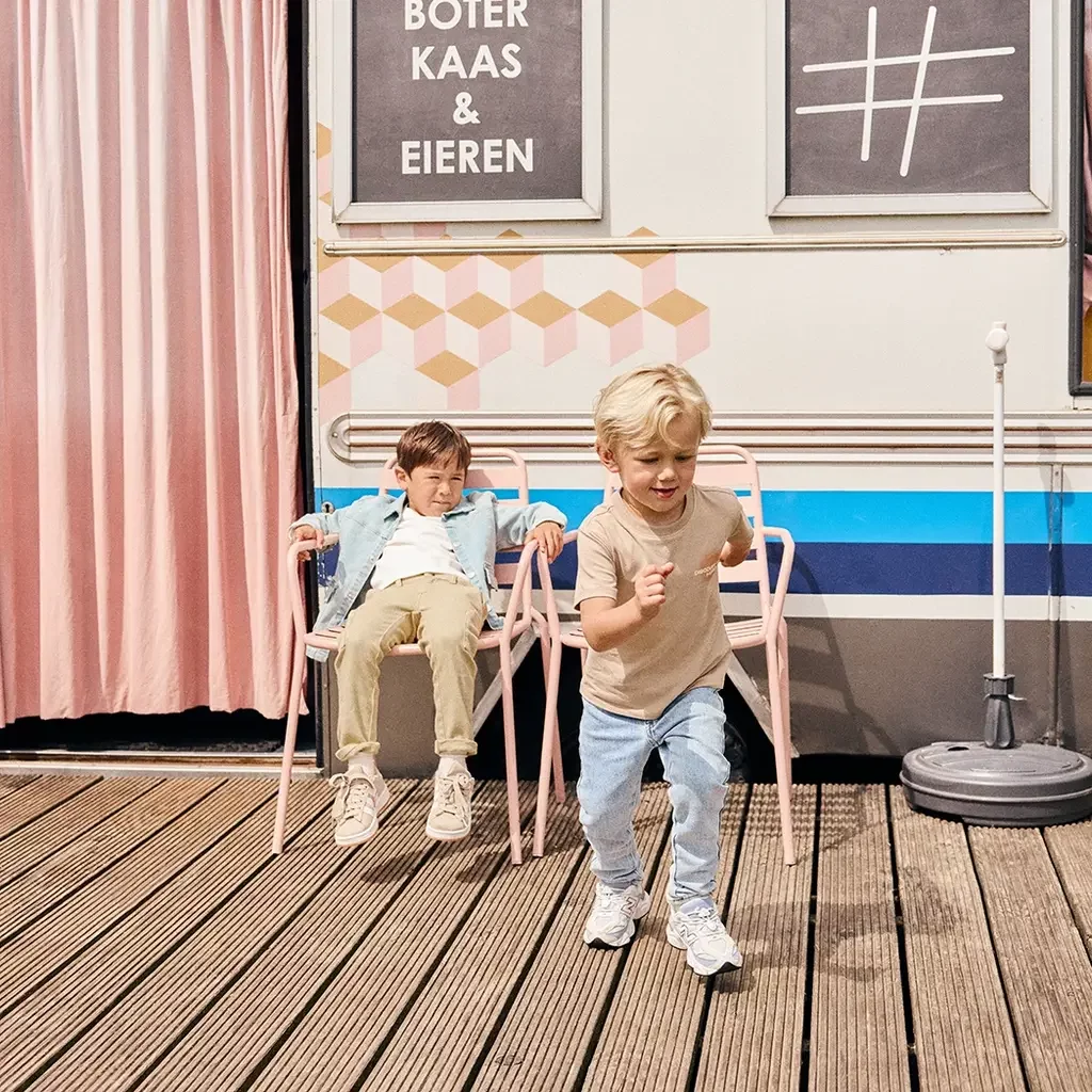 Spijkerjas Backprint (medium blue denim)