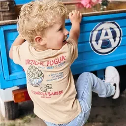 T-shirt Backprint (latte sand)