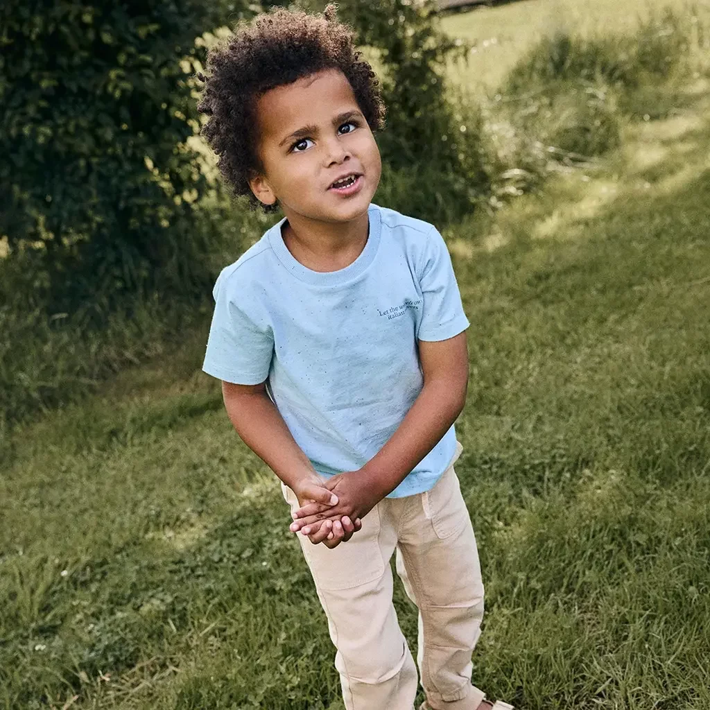 T-shirt backprint (celestial blue)