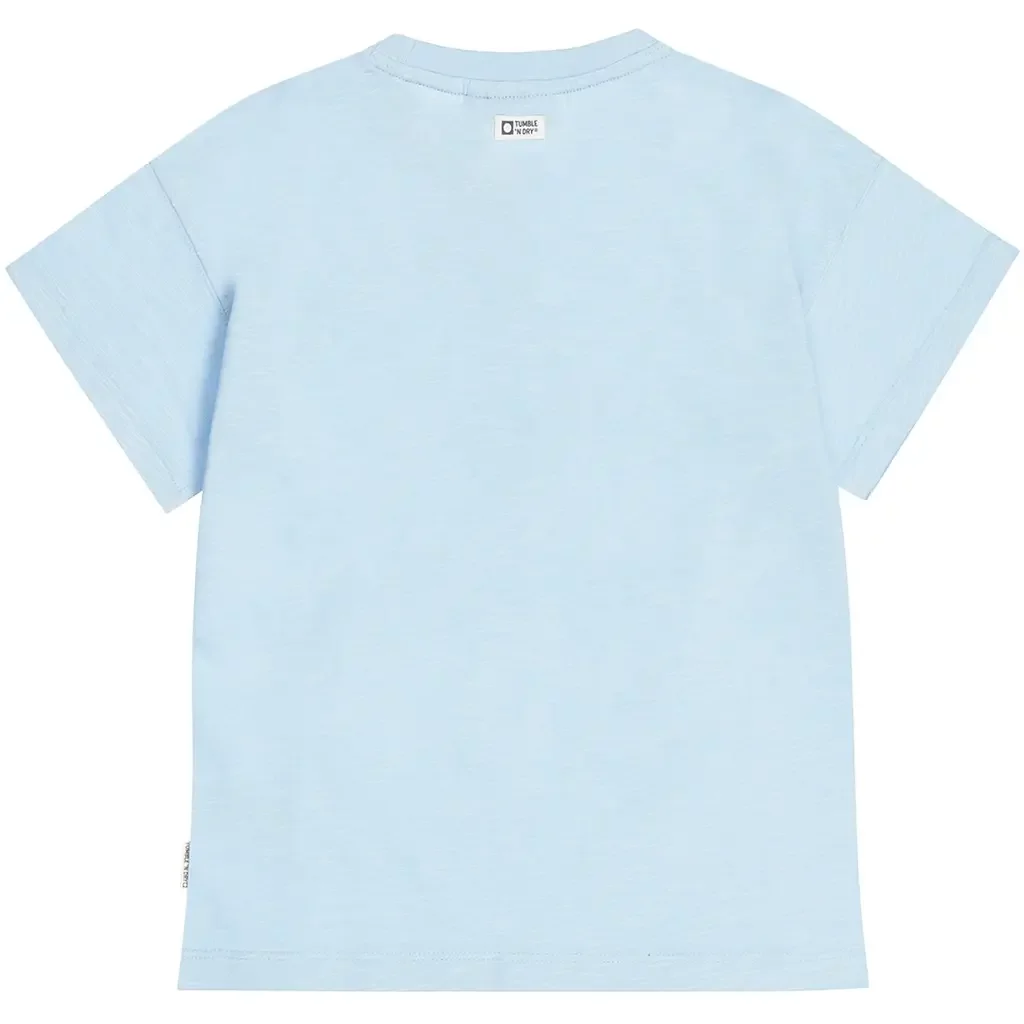 T-shirt Poppi backprint (blue bell)