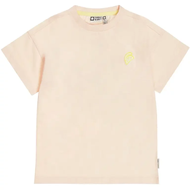 T-shirt Lemons backprint (pale peach)