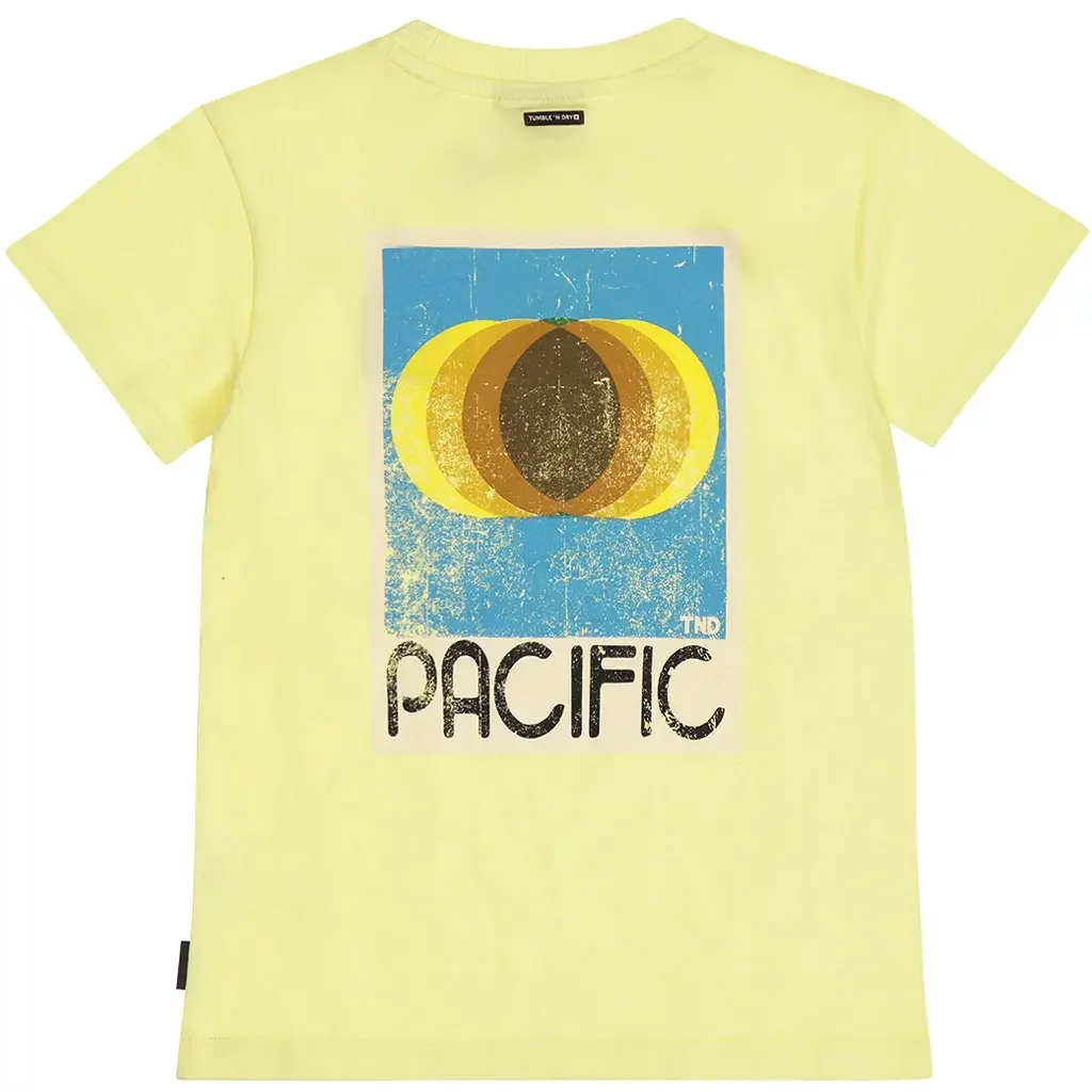 T-shirt Reef backprint (limelight)