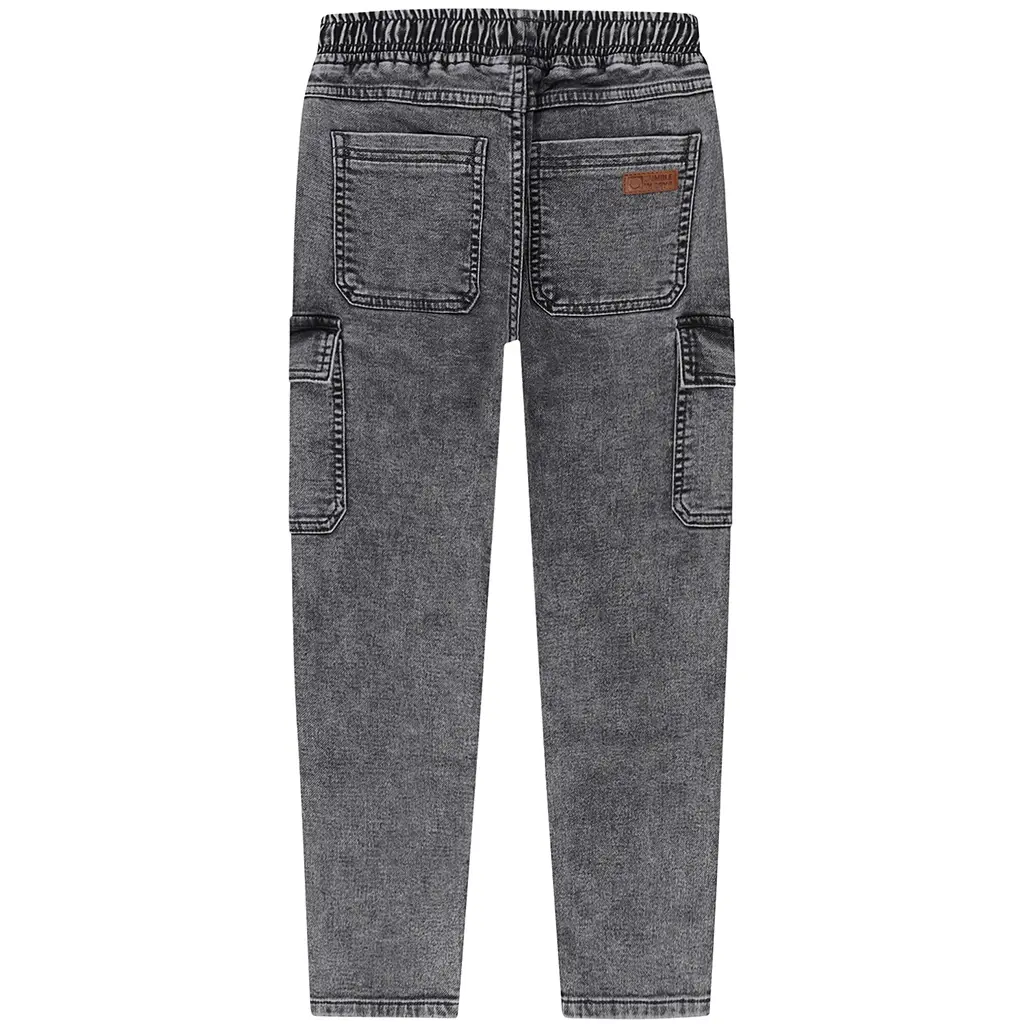 Spijkerbroek Jaro Cargo (denim grey stonewash)