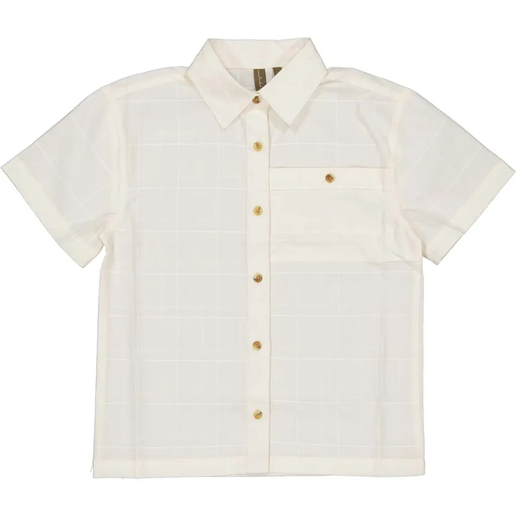 Overhemd t-shirt Berkan (ivory white)