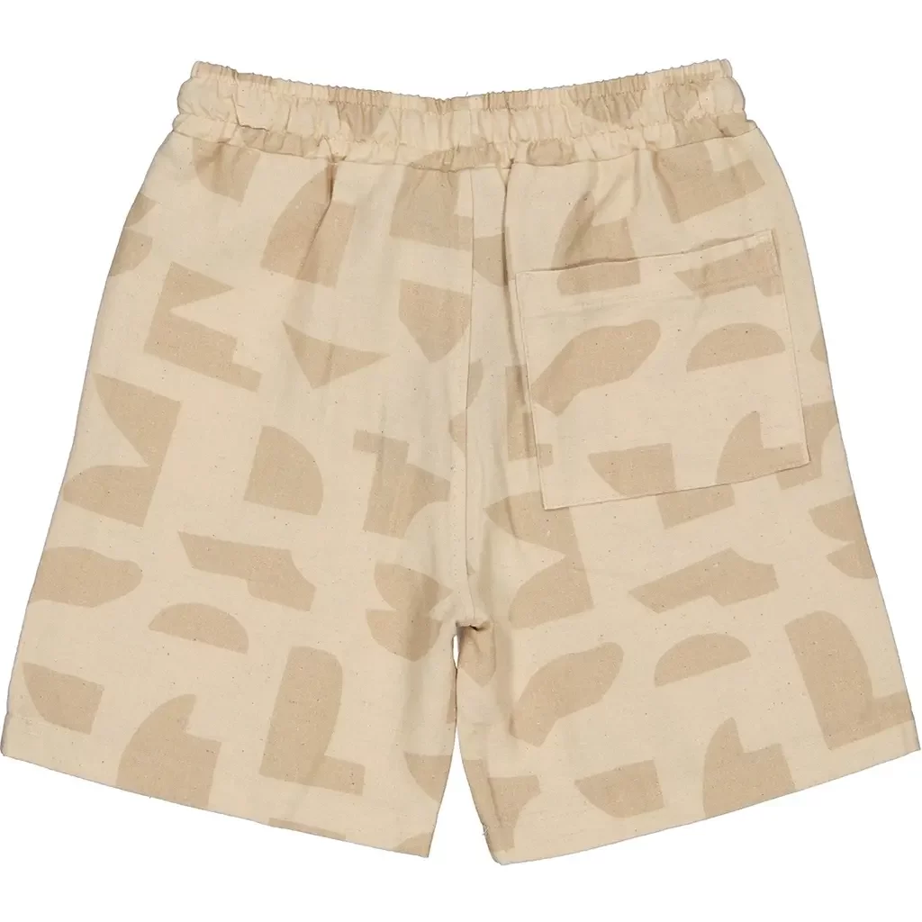 Korte broek Bouwe (aop sand graphic)