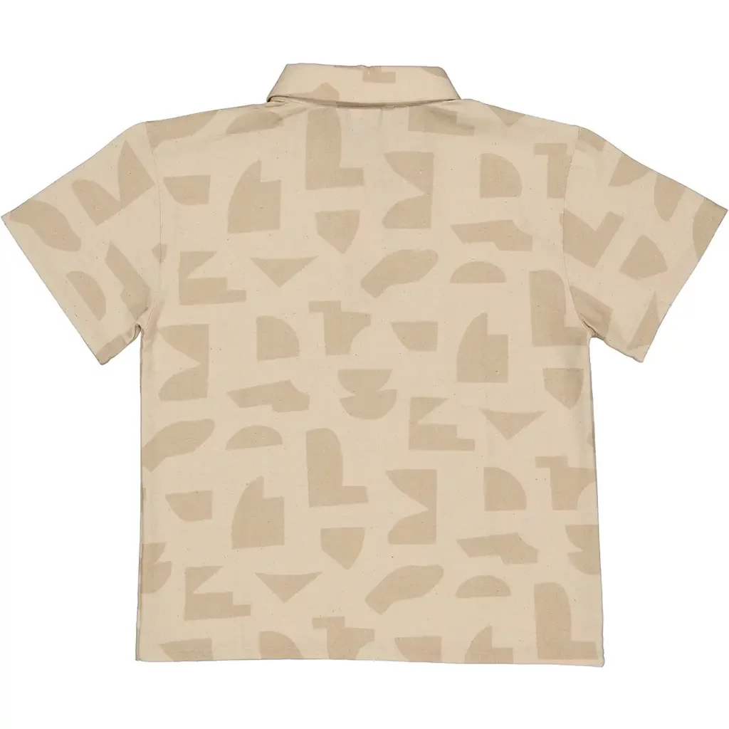 Polo t-shirt Bertus (aop sand graphic)