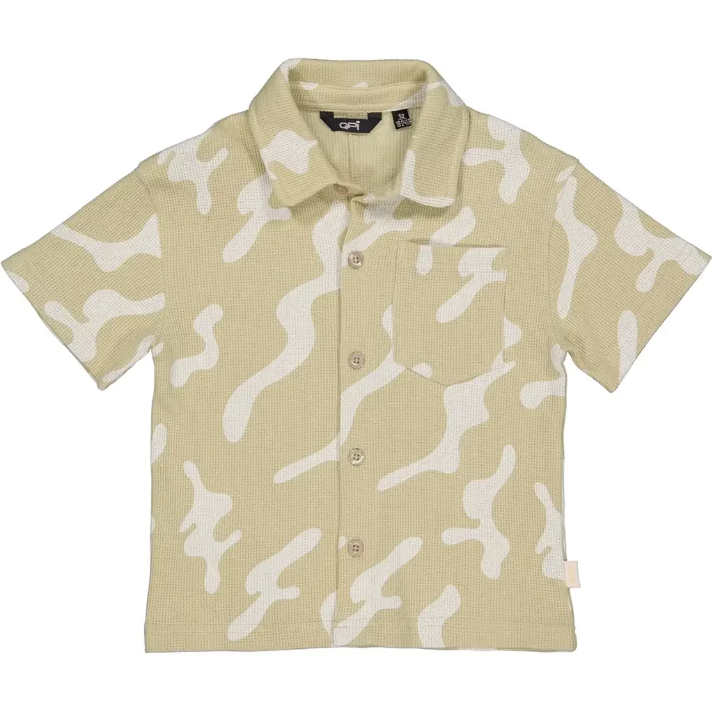 Overhemd t-shirt Emmanuel (aop sand retro)