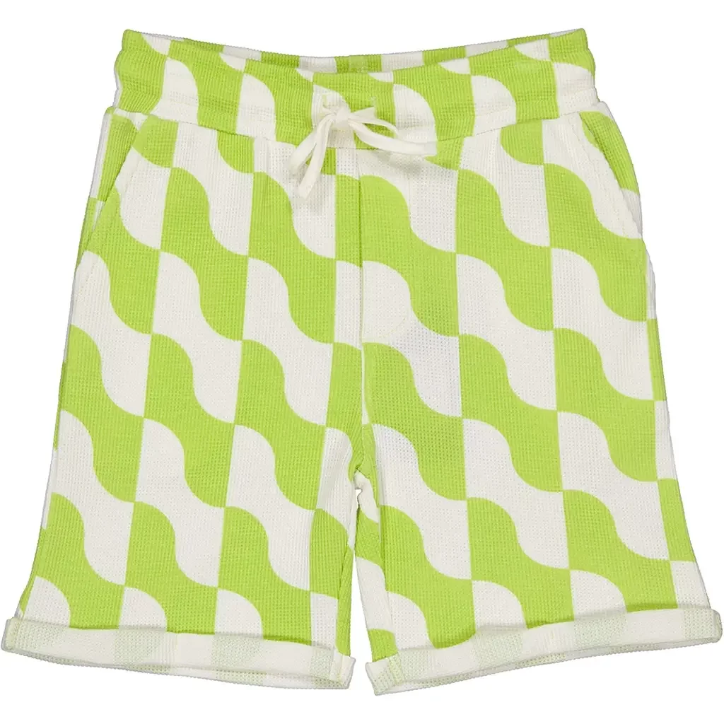 Korte broek Dorian (aop green graphic)