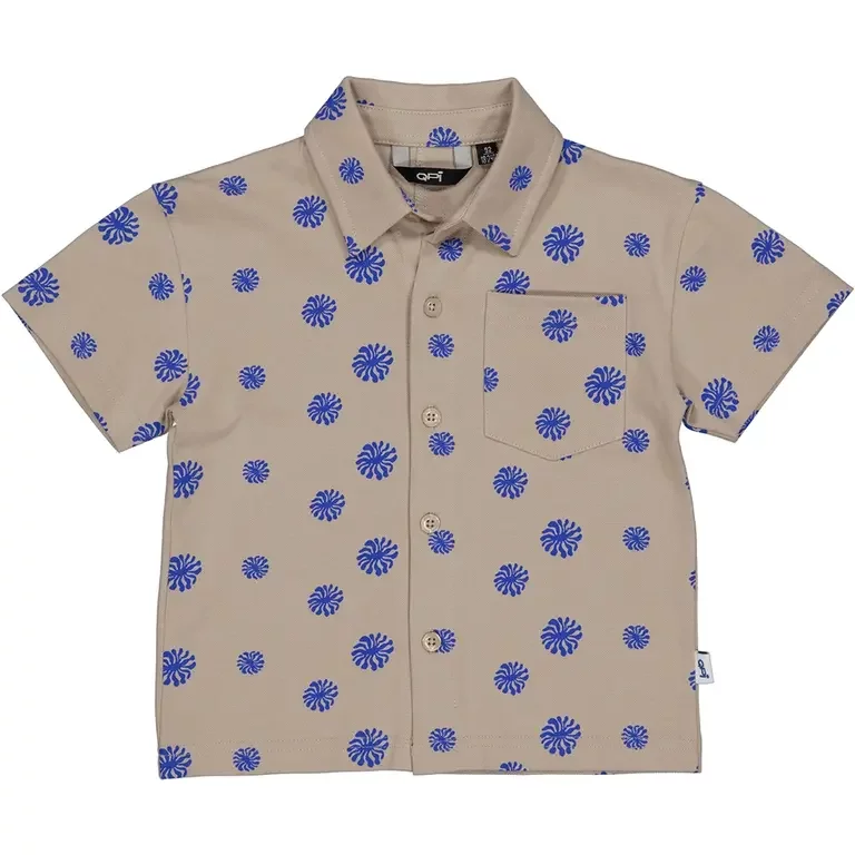 Polo t-shirt Egbert (aop sand sketch)