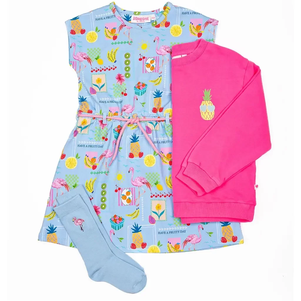 Jurk Oona (light blue)