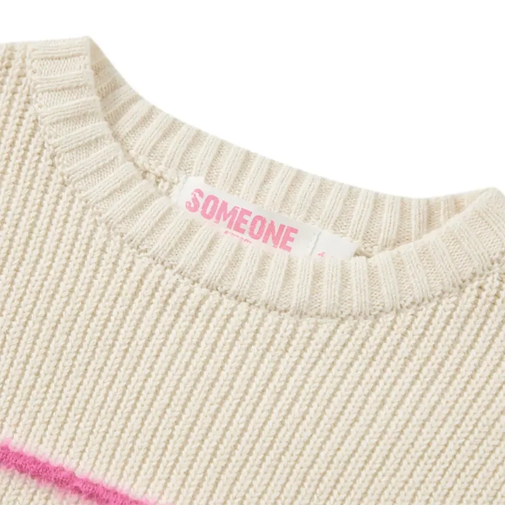 Gebreide trui Rien (dark ecru)