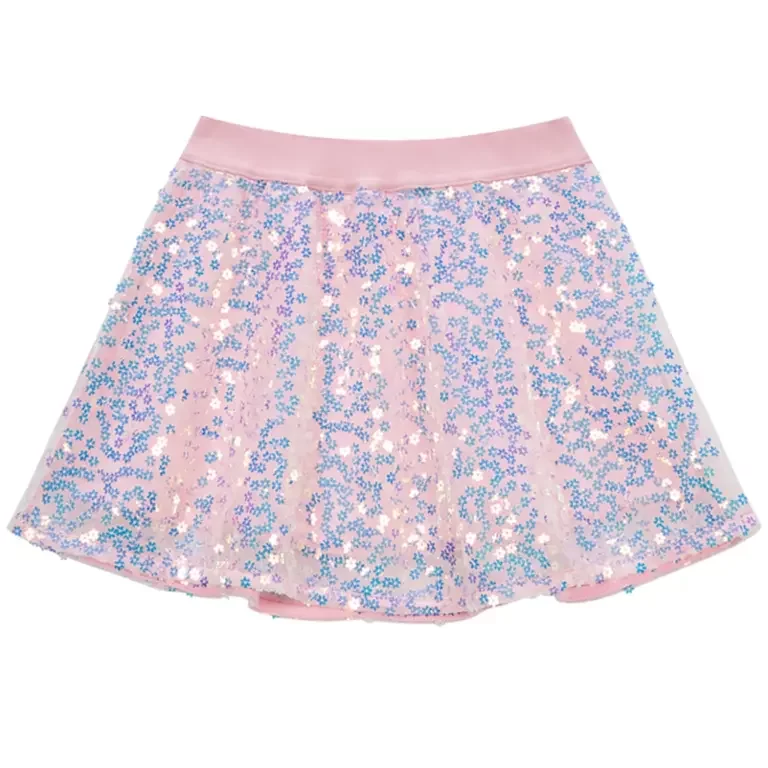 Rokje Felice pailletten (soft pink)