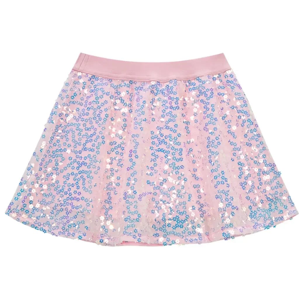 Rokje Felice pailletten (soft pink)