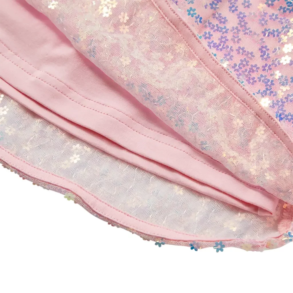 Rokje Felice pailletten (soft pink)