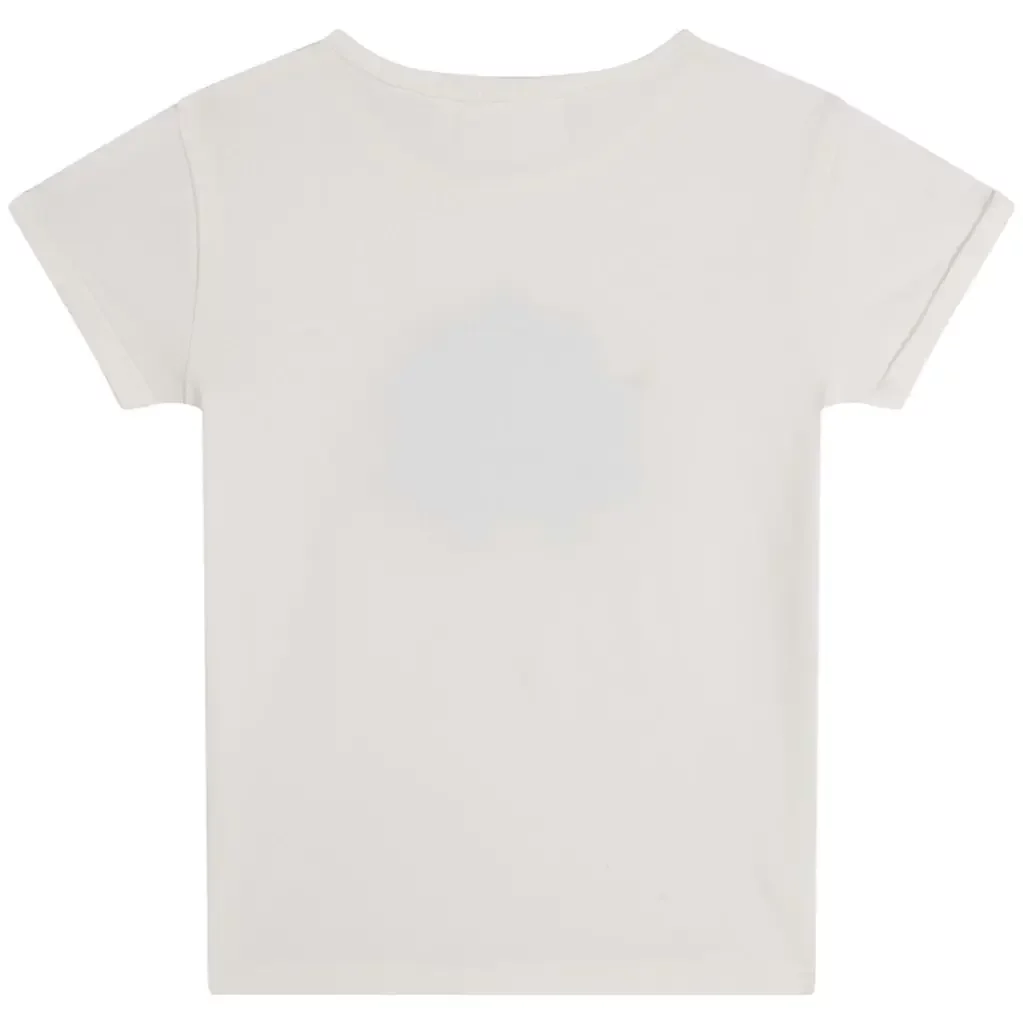 T-shirt Zora pailletten (ecru)