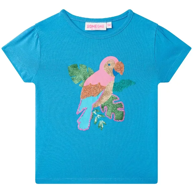 T-shirt Lenthe pailletten (blue)