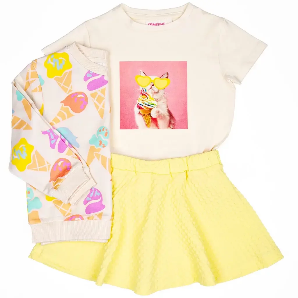 Rokje Lou (light yellow)