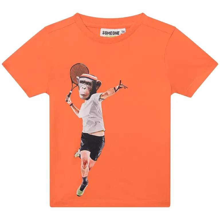 T-shirt monkey (bright orange)