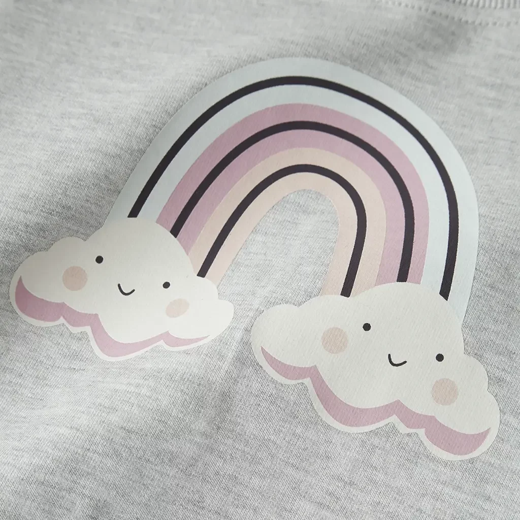 Trui sweat Bissine (light grey melange)