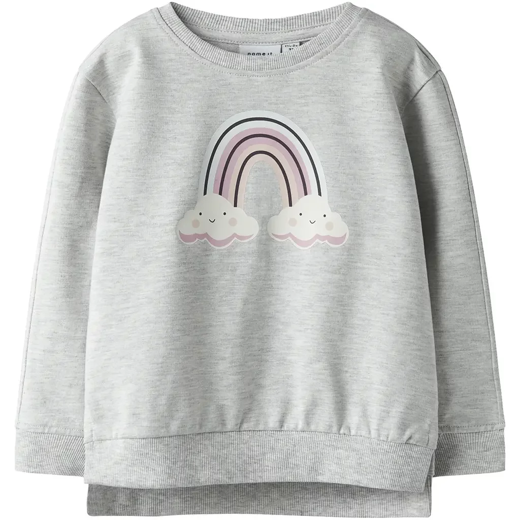 Trui sweat Bissine (light grey melange)