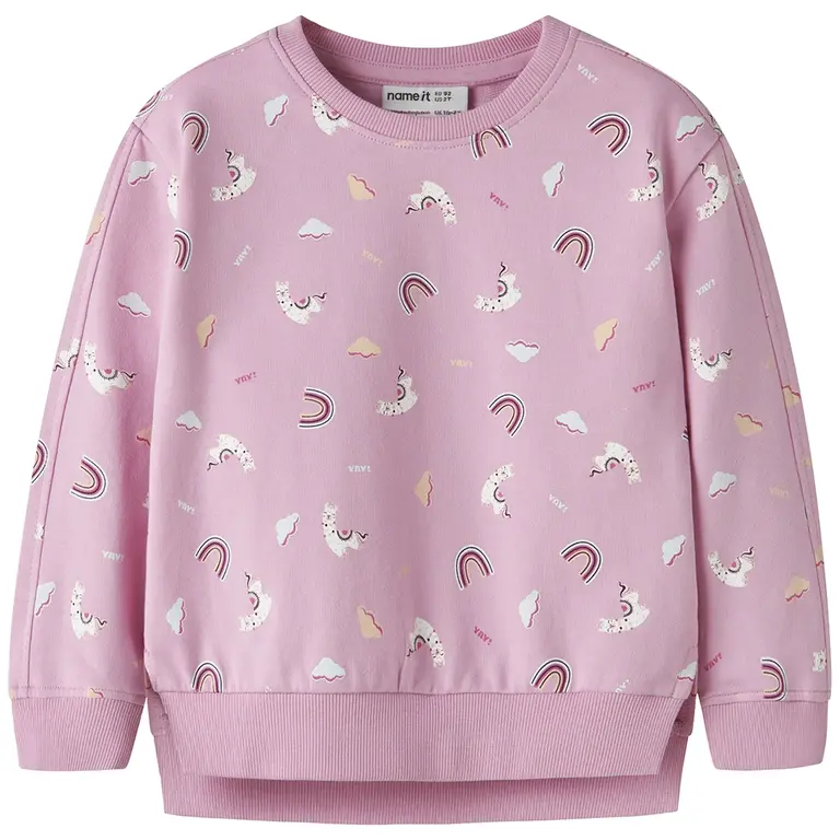 Trui sweat Bissine (negonia pink)