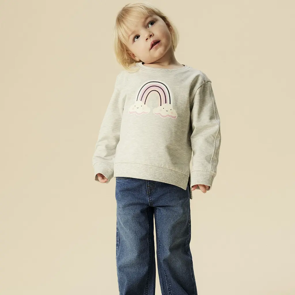 Jeans WIDE LEG Rose (medium blue denim)