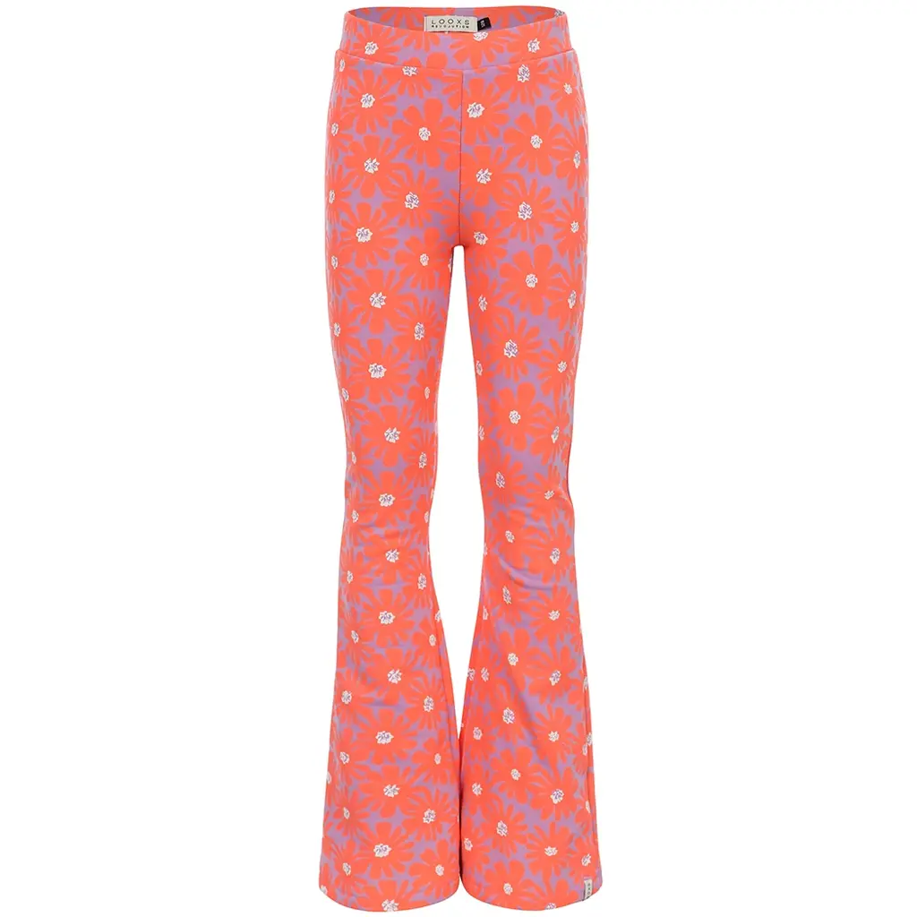 Broek flared (floral spring)