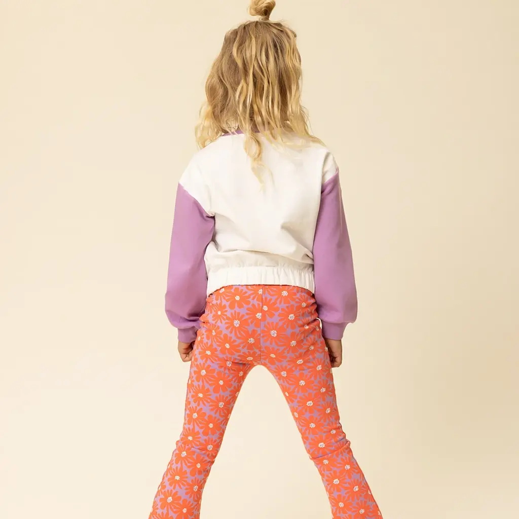 Broek flared (floral spring)