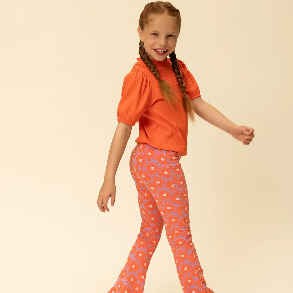 Broek flared (floral spring)