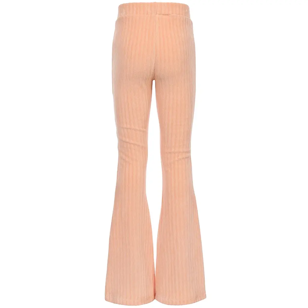 Broek flared rib (soft apricot)