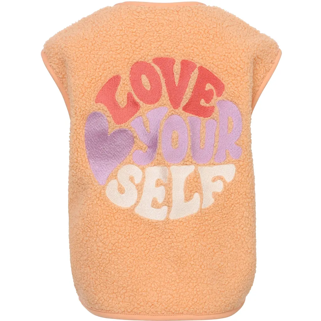 Gilet teddy (soft apricot)