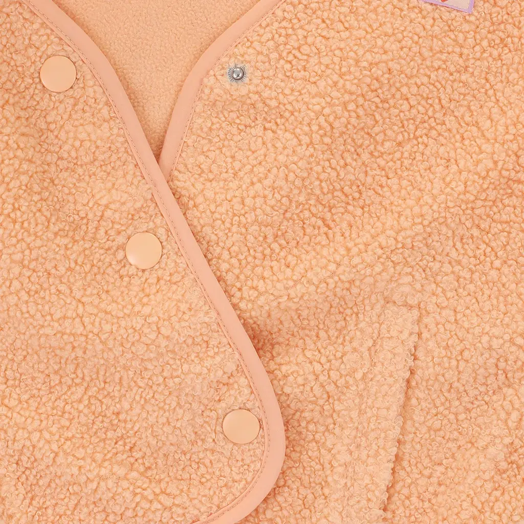 Gilet teddy (soft apricot)