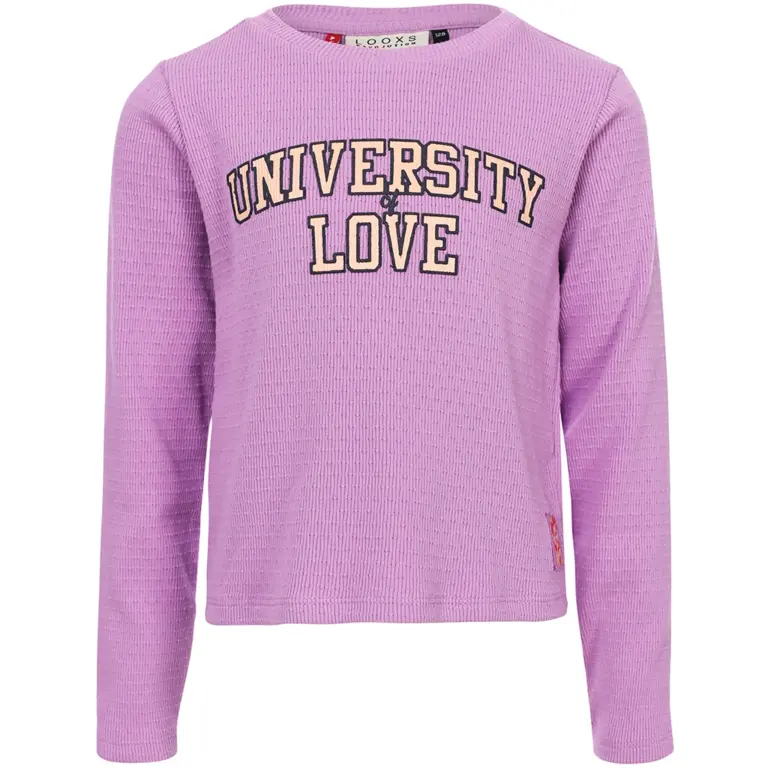 Longsleeve ajour rib (lilac)