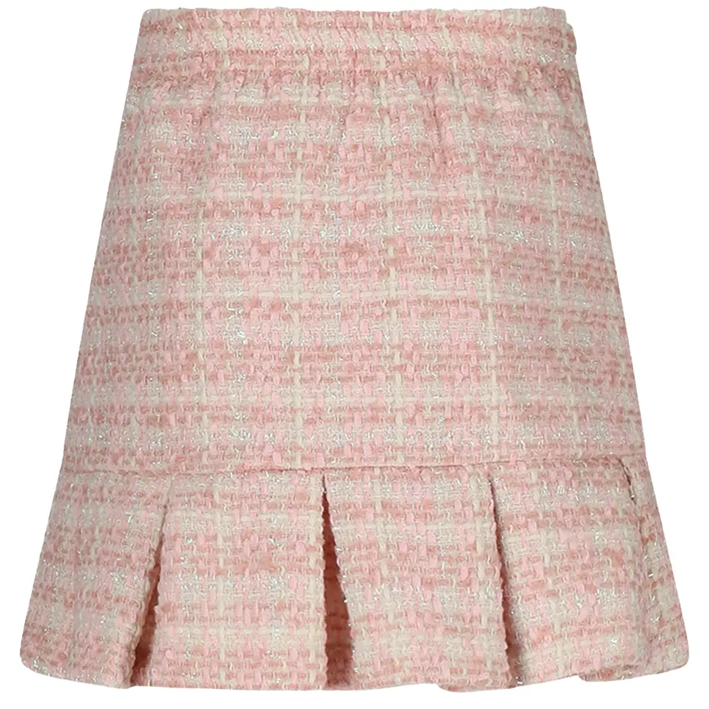 Rokje Tivvy tweed (pink symphony)