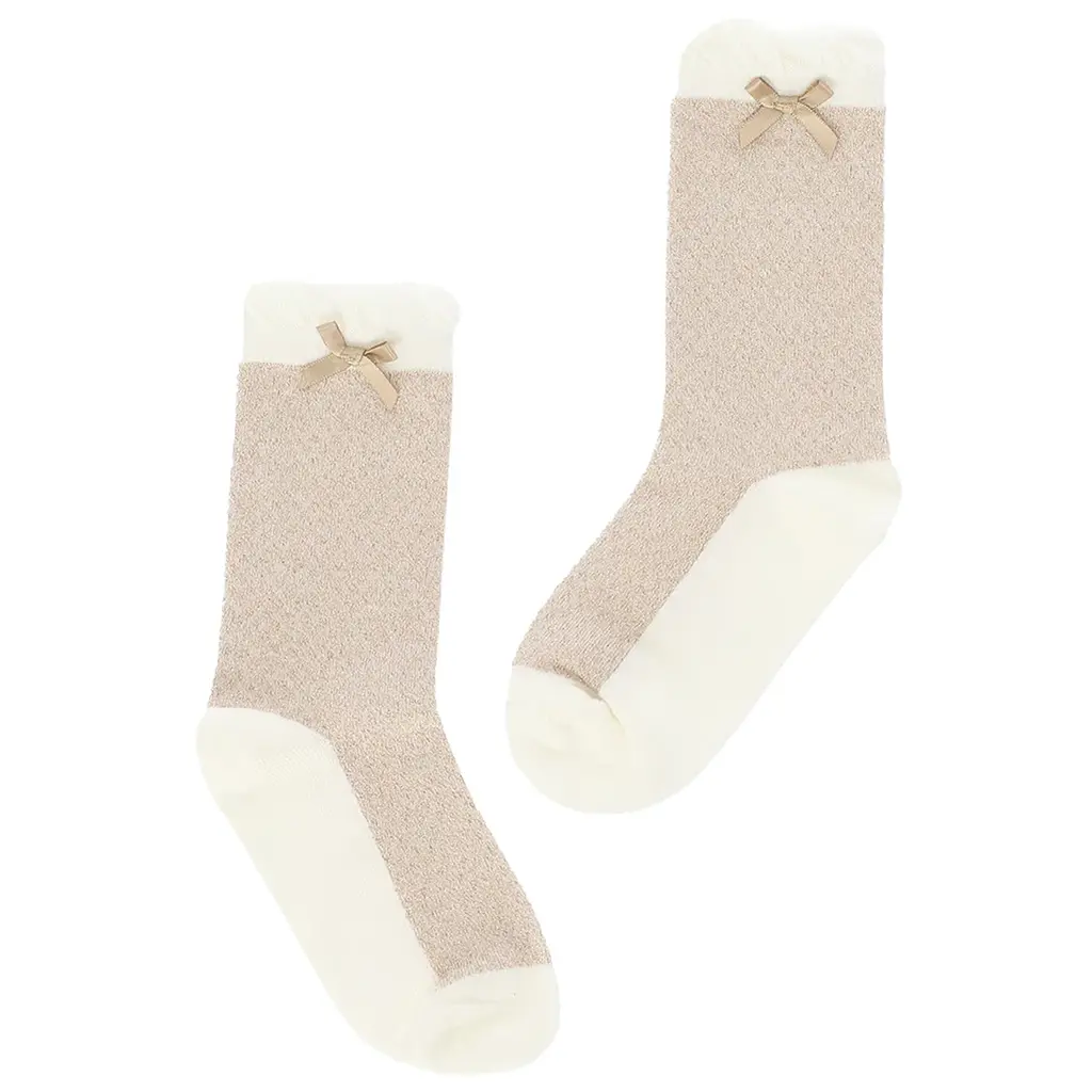 Sokken Rhonda glitter (gold/pearl)
