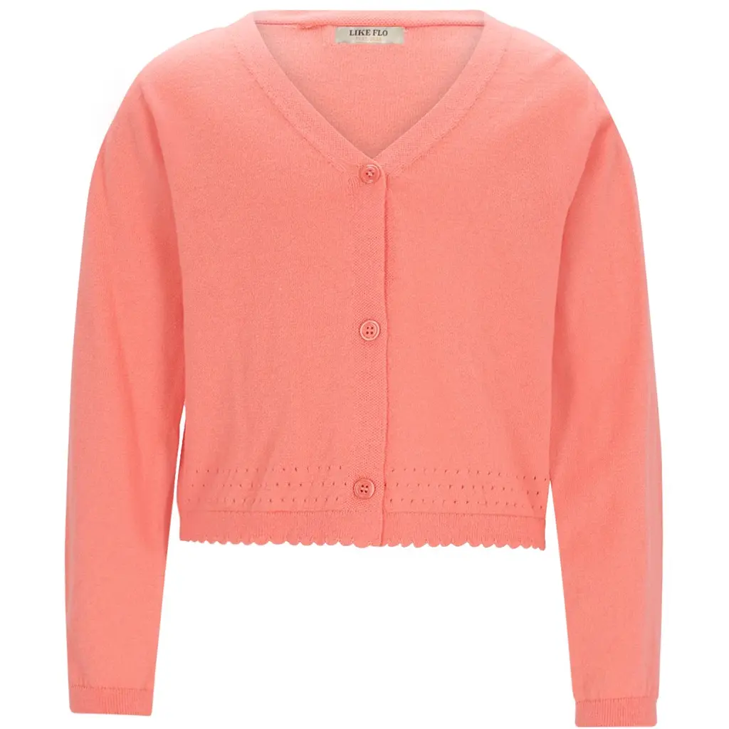 Gebreid vestje Derby (peach)
