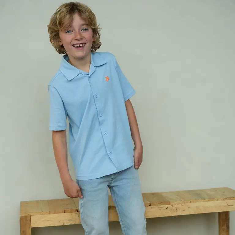 Overhemd t-shirt Coop (light blue)