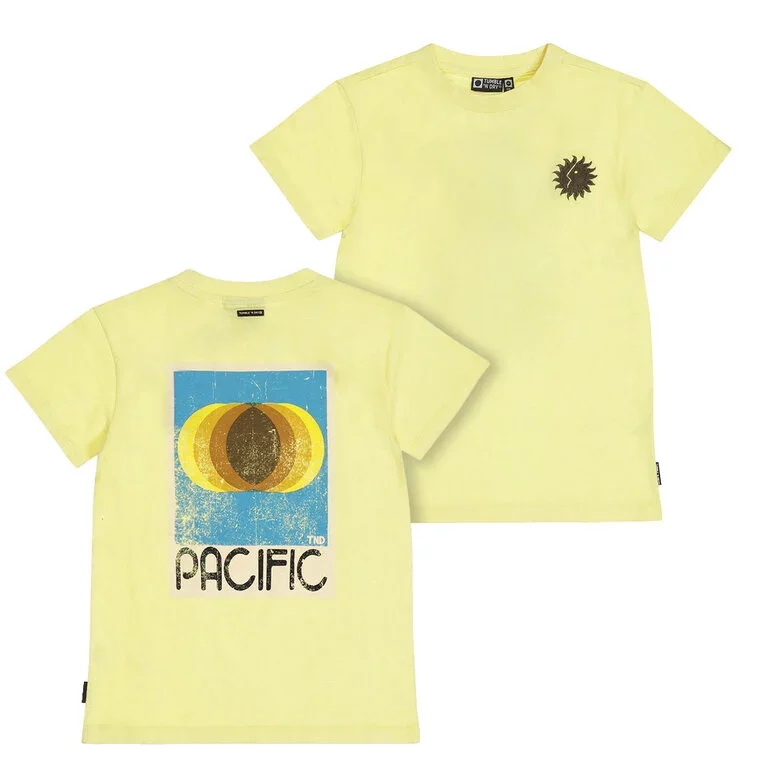 T-shirt Reef backprint (limelight)