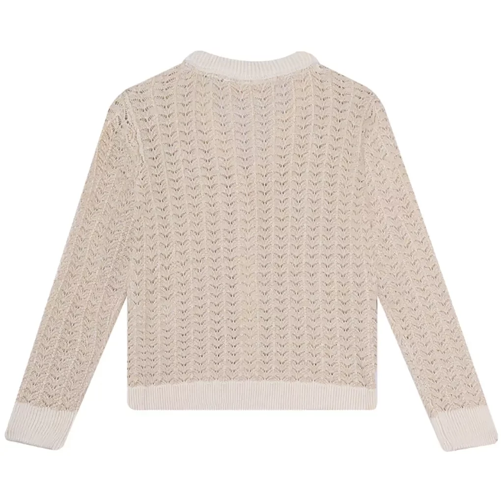 Gebreid vestje Adel (ecru)