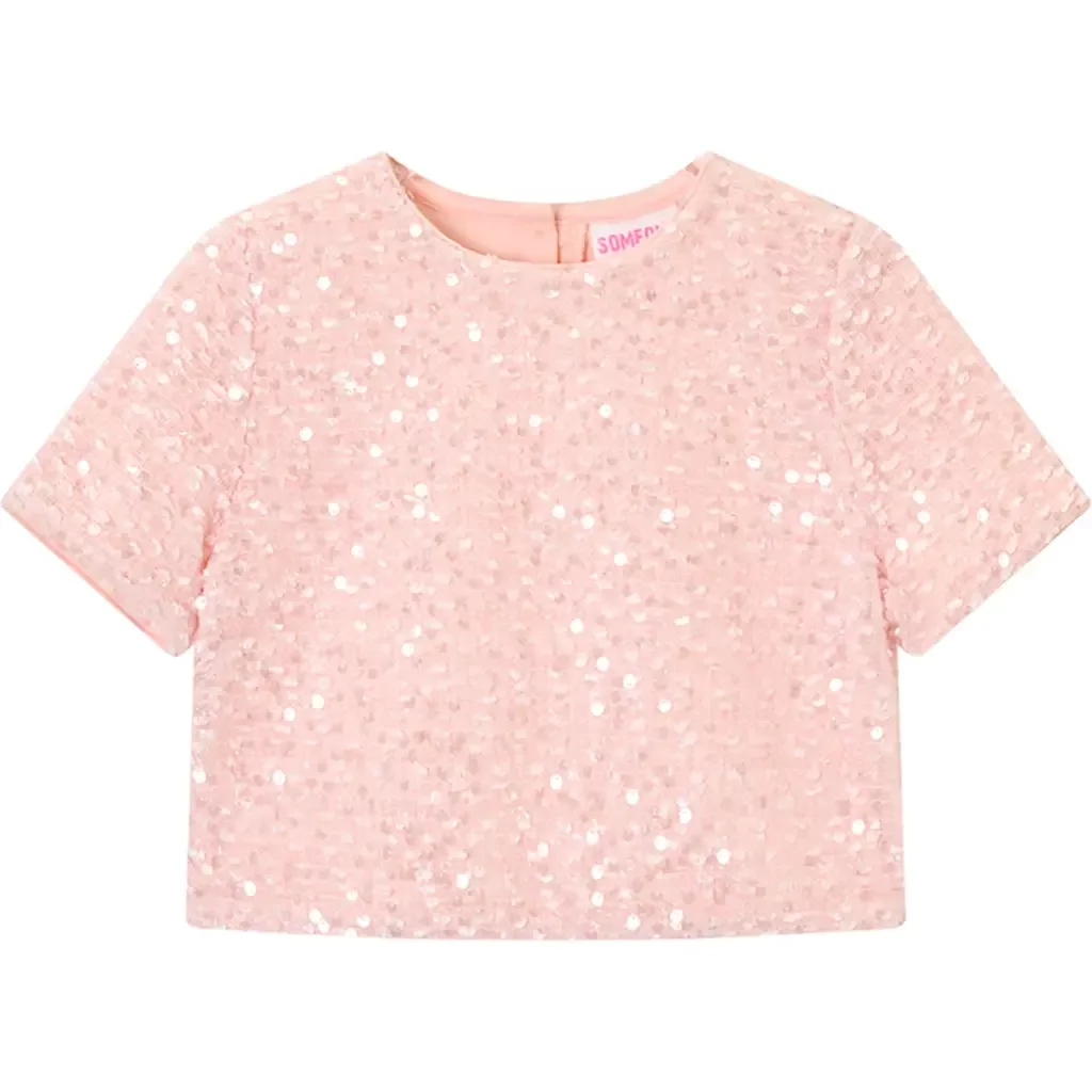 T-shirt Aniek (old soft pink)