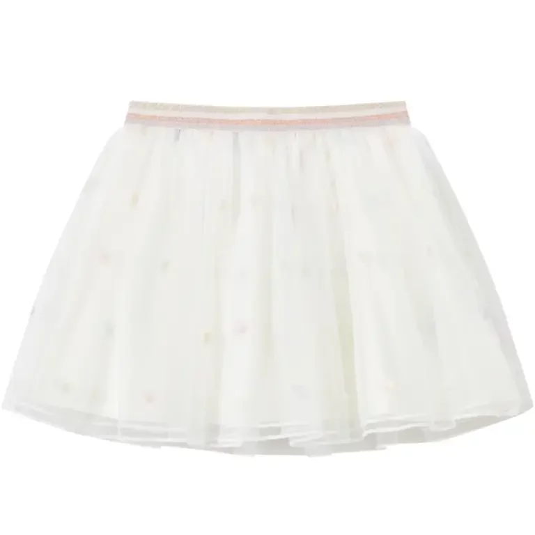 Rokje Aisha tule (ecru)