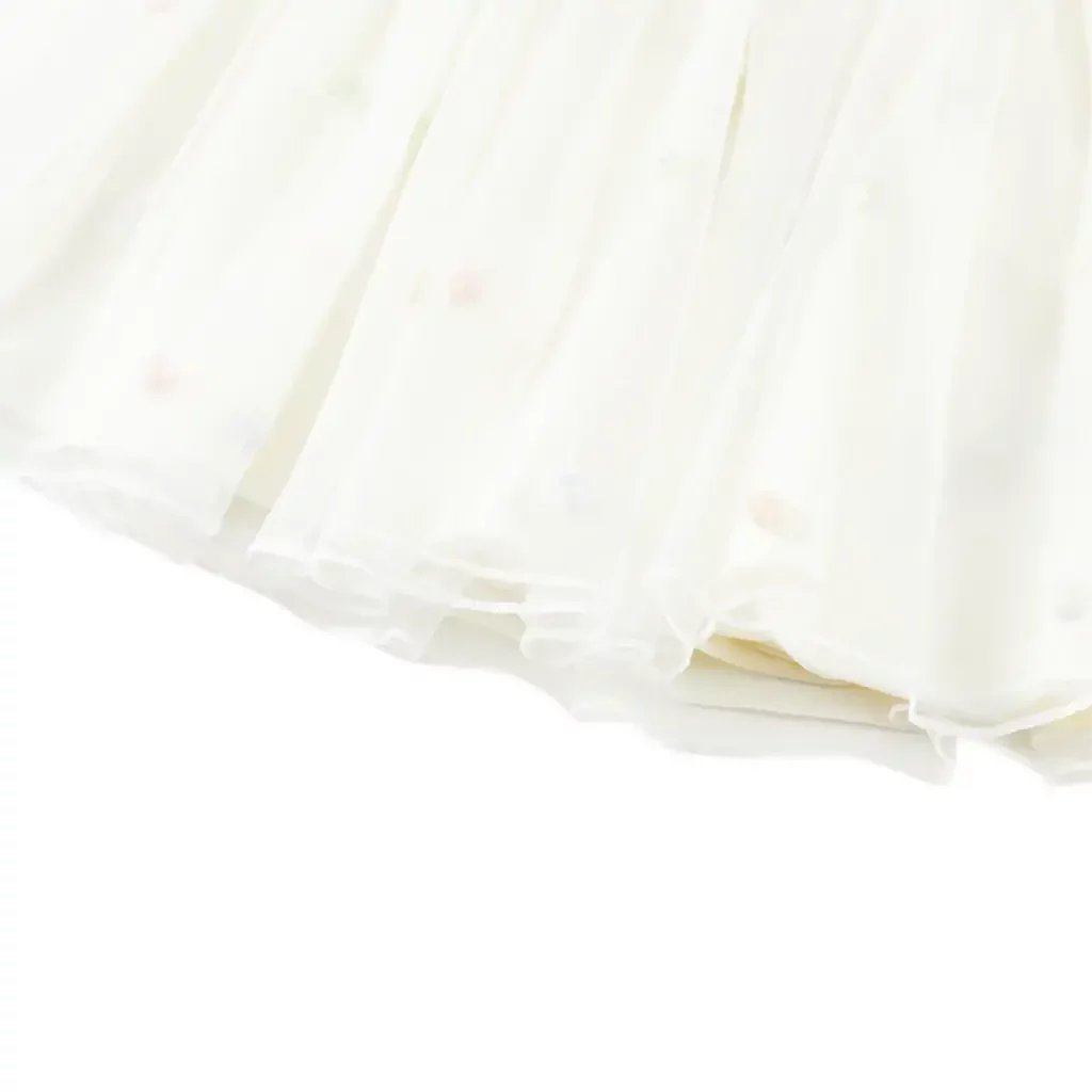 Rokje Aisha tule (ecru)