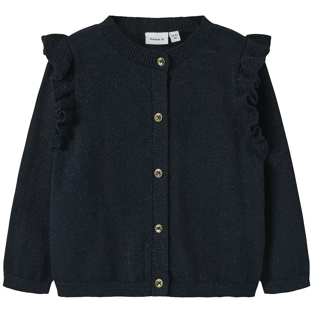 Gebreid glitter vestje Fabinne (dark sapphire)