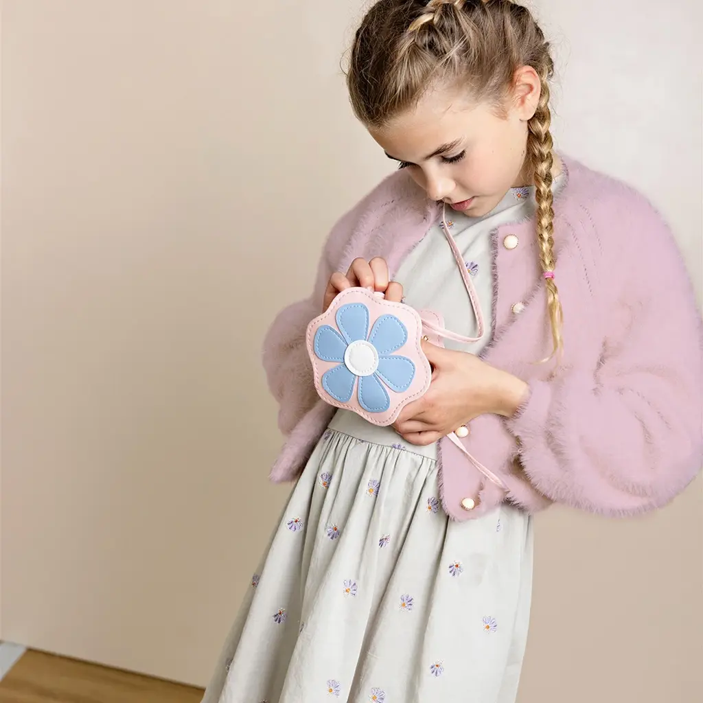 Tasje Flower (vintage pink)