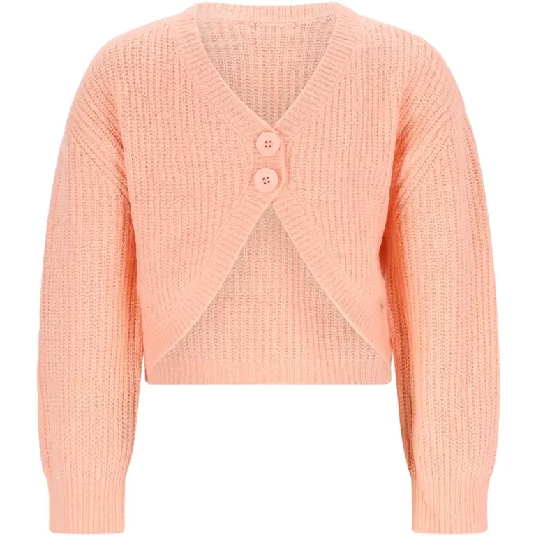Vestje Ashlee cropped (light peach)