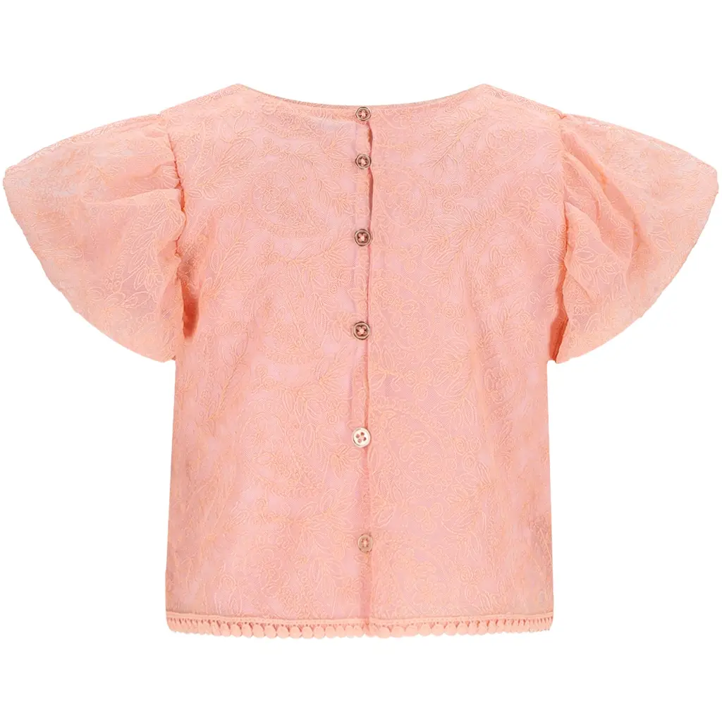 T-shirt Tessy mesh (vintage pink)